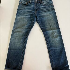 GAP Kaihara Japanese Selvedge Skinny Denim Jeans 34x32